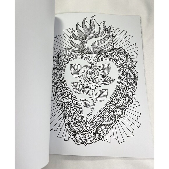 Marked in Ink A Tattoo Coloring Book by Megan Massacre Trade Paperback - Picture 13 of 13